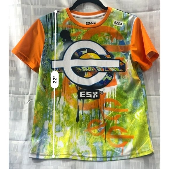 ESPORTS GAMING GEAR, BOY SHIRT, SHORT sleeve, SIZE 14-16, MULTI COLOR - Picture 5 of 8